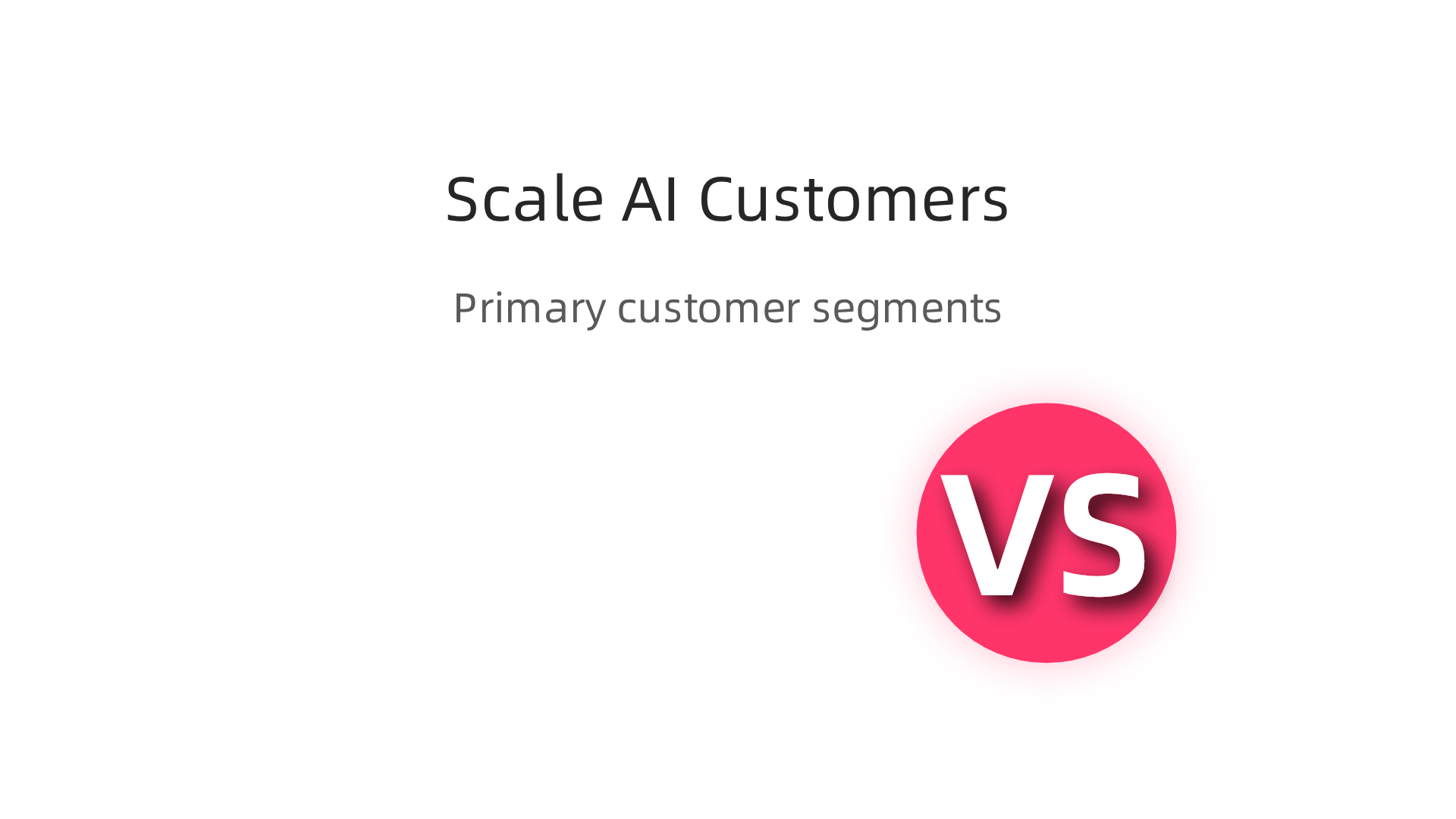 Understanding the primary customer segments for Scale AI's data infrastructure.