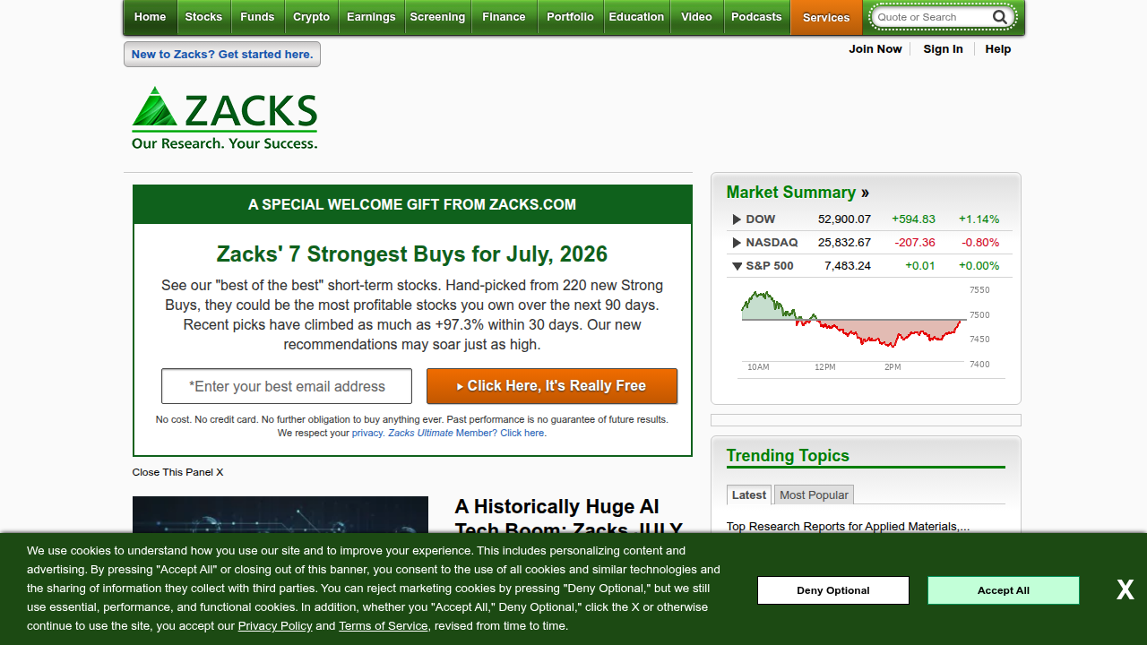 Explore Zacks Investment Research for screening AI stocks, a practical starting point for factor-based investing.