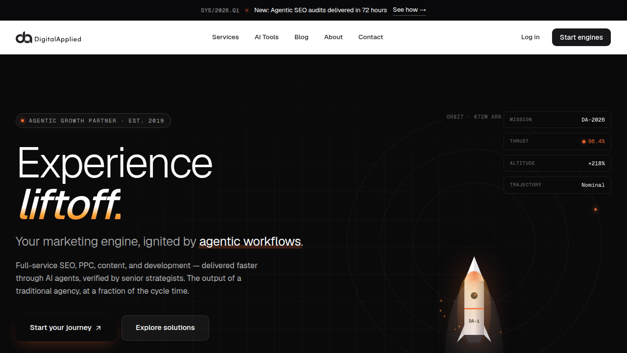 Digital Applied's website offers resources and strategies for advanced digital marketing, specializing in AI-driven ad bidding and optimization.