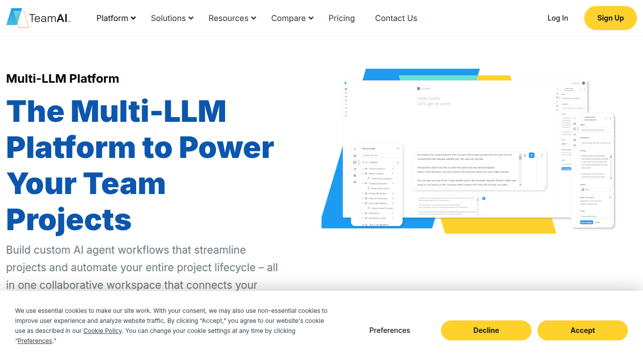 Find AI model benchmarks and comparisons to inform your tool selection at TeamAI.