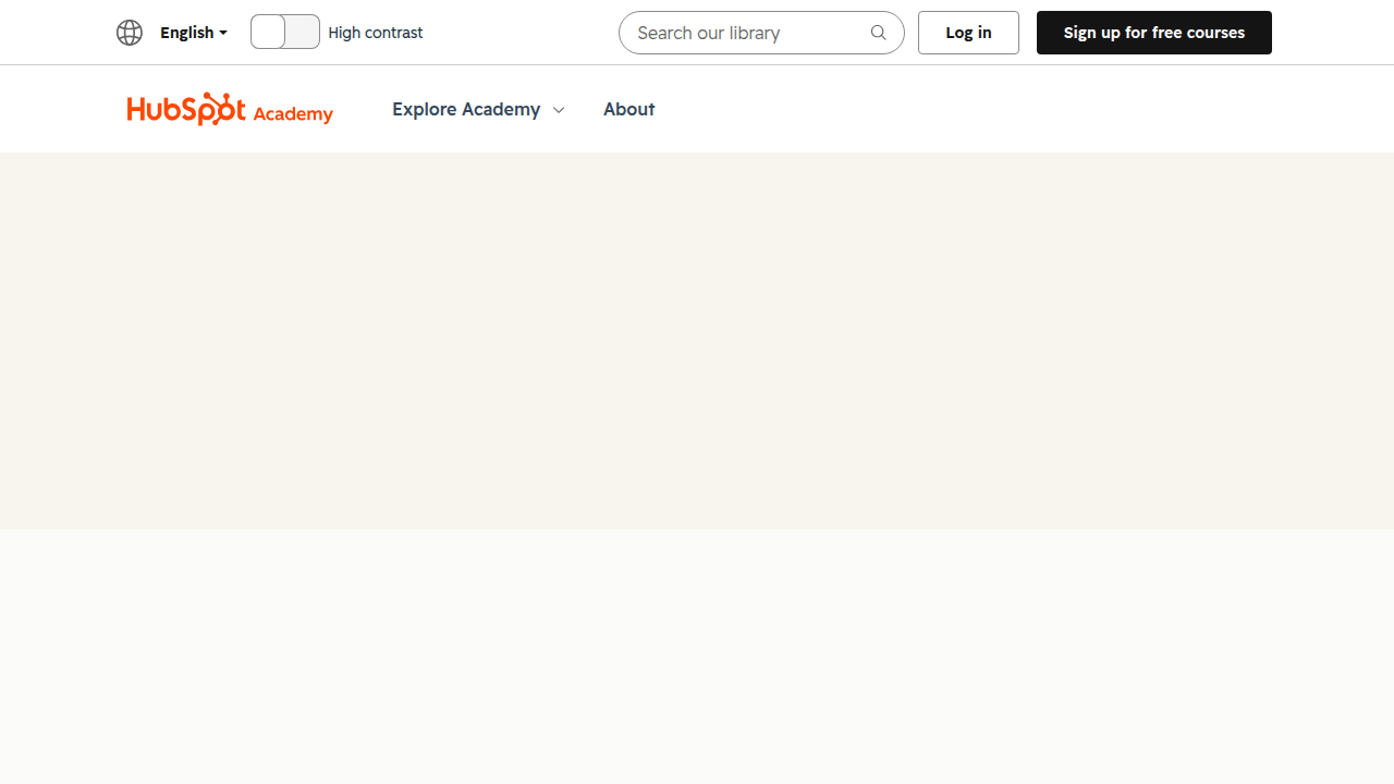 Upskill in AI for marketing with courses and certifications from HubSpot Academy.