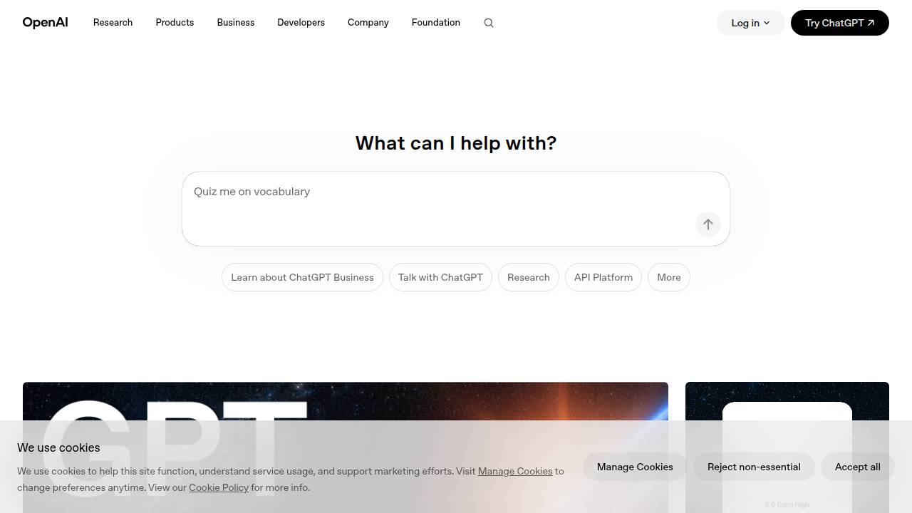 Explore OpenAI's platform, home to powerful large language models like GPT-4o, for text generation and understanding.