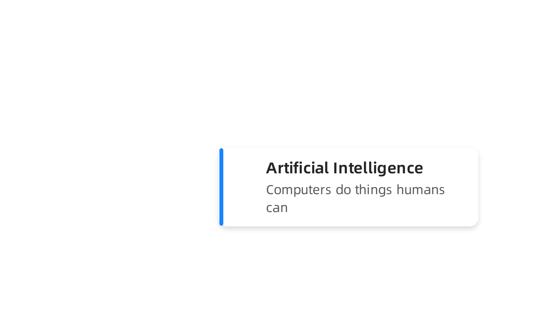 An infographic illustrating AI as an overarching concept, encompassing Machine Learning and Deep Learning as key sub-fields.