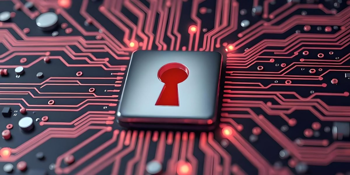A security professional ensures data integrity and compliance, addressing governance concerns in AI systems.