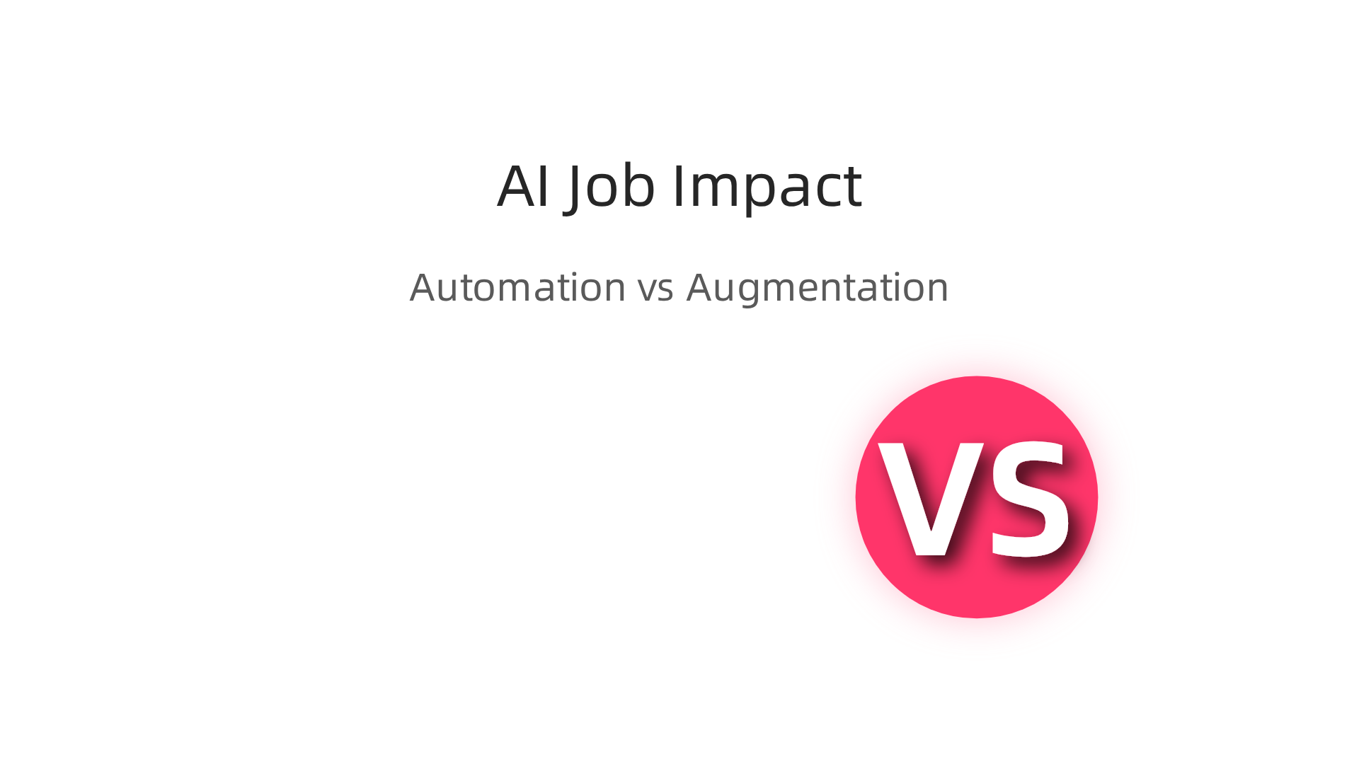 Understanding the dual impact of AI on jobs: automation for repetitive tasks and augmentation for enhanced human work.