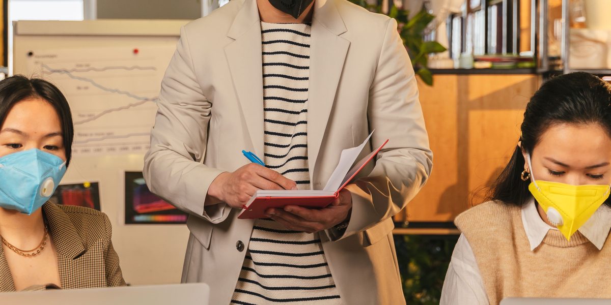 Professionals navigating new challenges and opportunities in a rapidly evolving work environment.